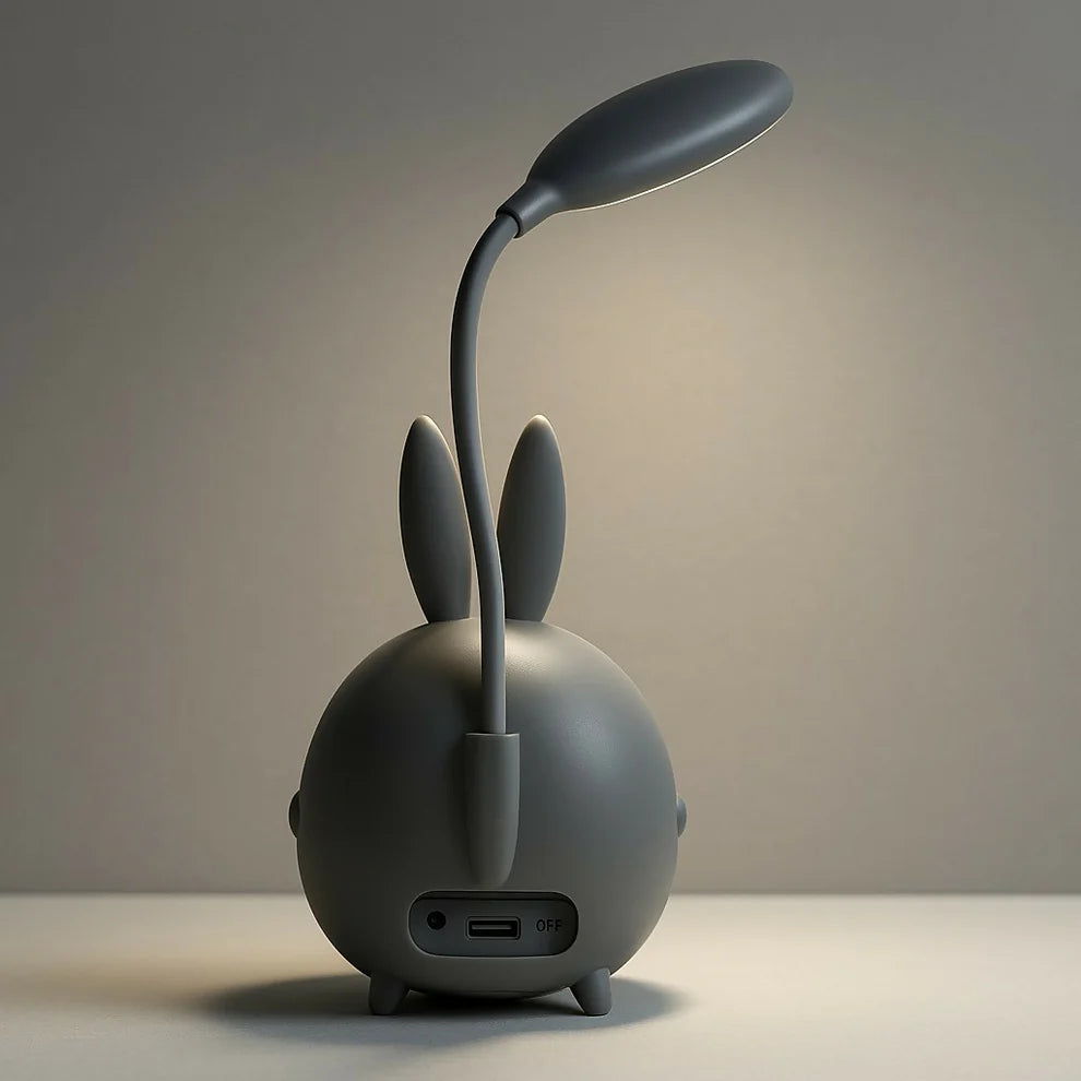 GlowBunny™ Cute Bunny Shaped LED Desk Lamp with Adjustable Neck