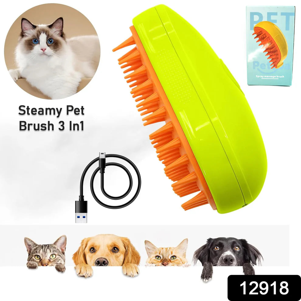 PurrfectTrim™ 3-in-1 pet Steamy Brush