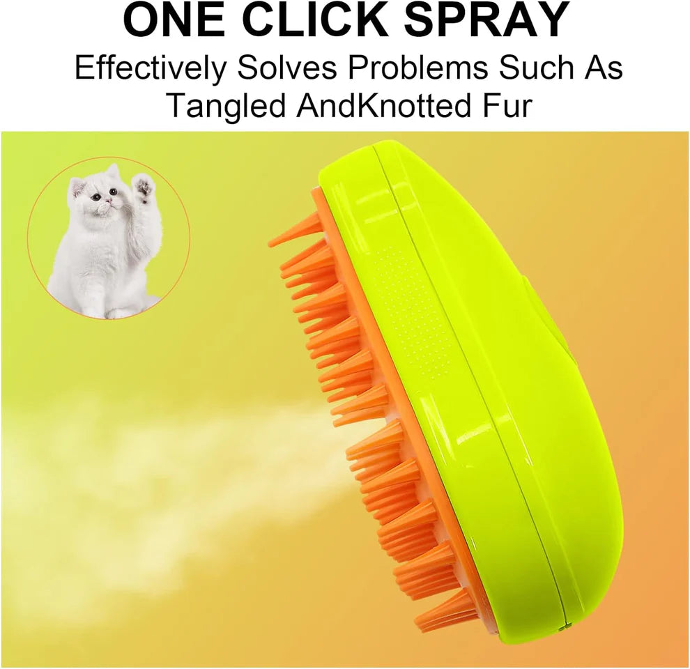 PurrfectTrim™ 3-in-1 pet Steamy Brush