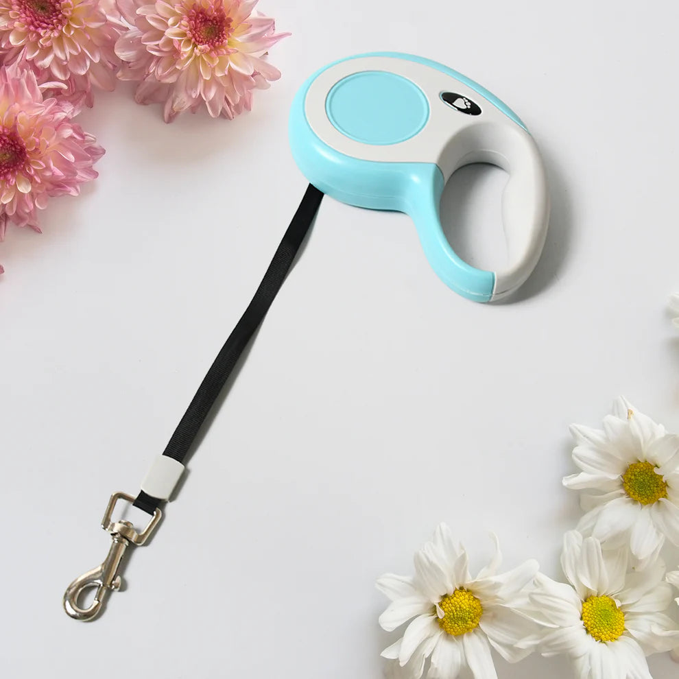 FlexiWalk™ Retractable Dog Leash with Anti-Slip Handle –16.5 ft (5 m)