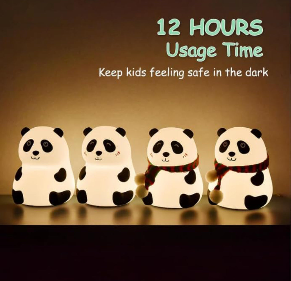 Panda LED Touch Lamp