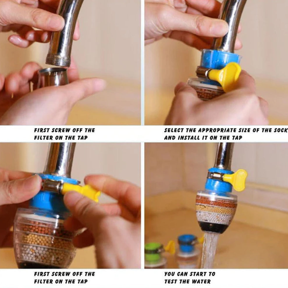 AquaPure 6-Layer Faucet Filter