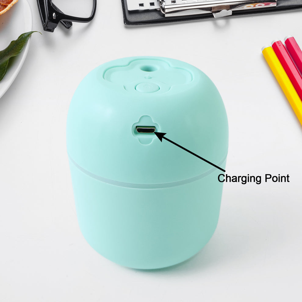 Portable USB Mini Humidifier with Night Light