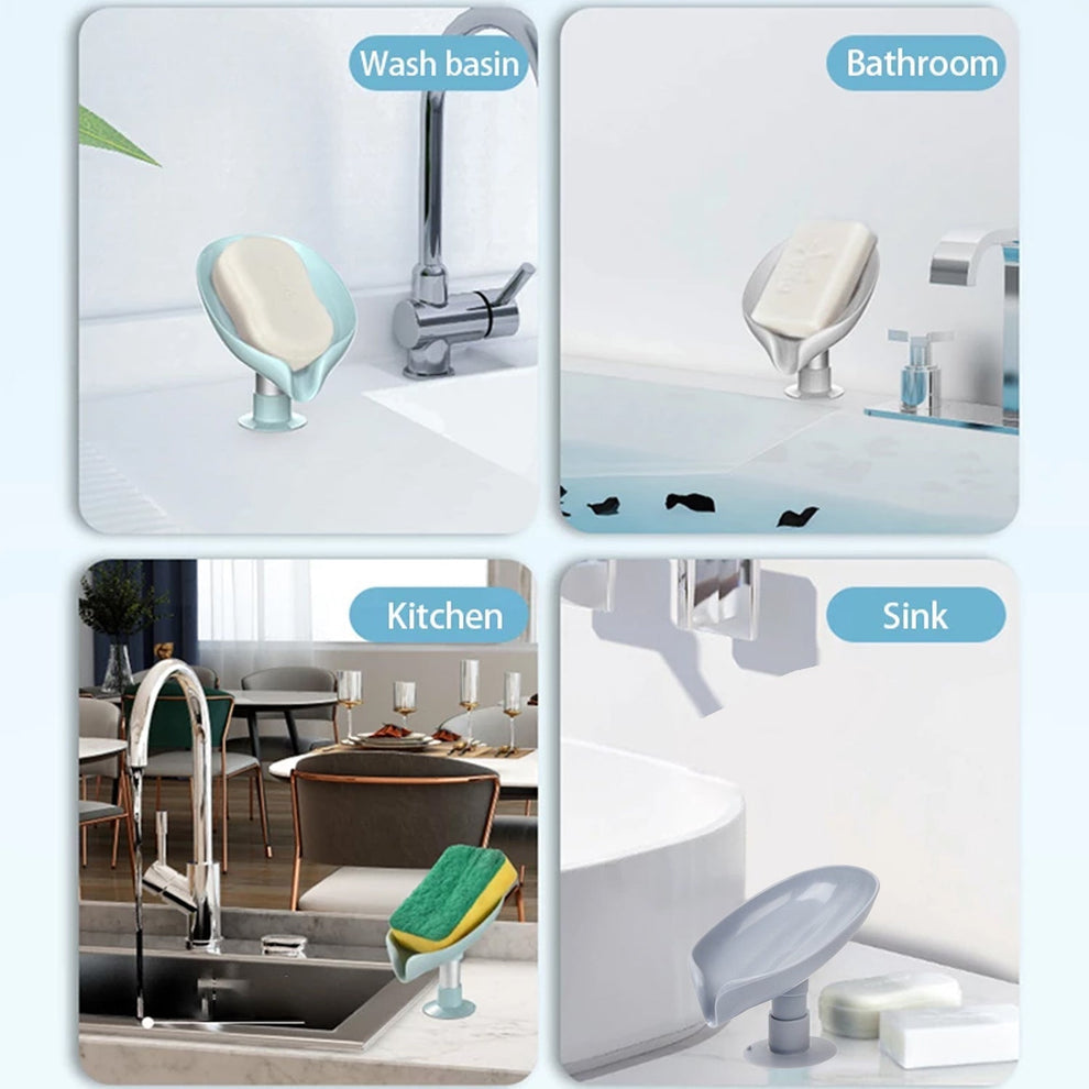Leaf Shape Self-Draining Soap holder