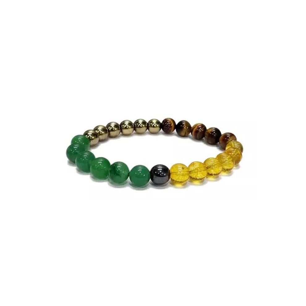Money Magnet Crystal Bracelet – 5 Stones for Wealth, Luck & Protection