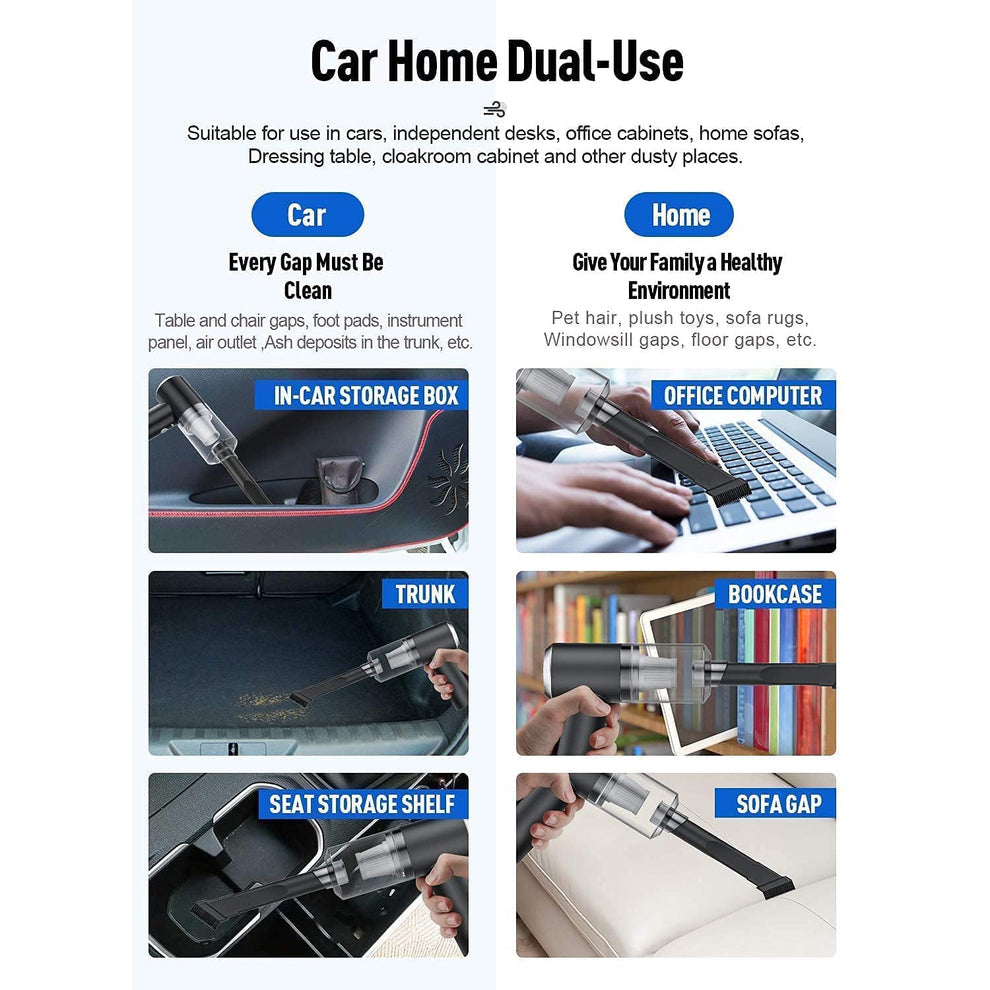 AeroVac™ 2-in-1 Wireless Handheld Vacuum
