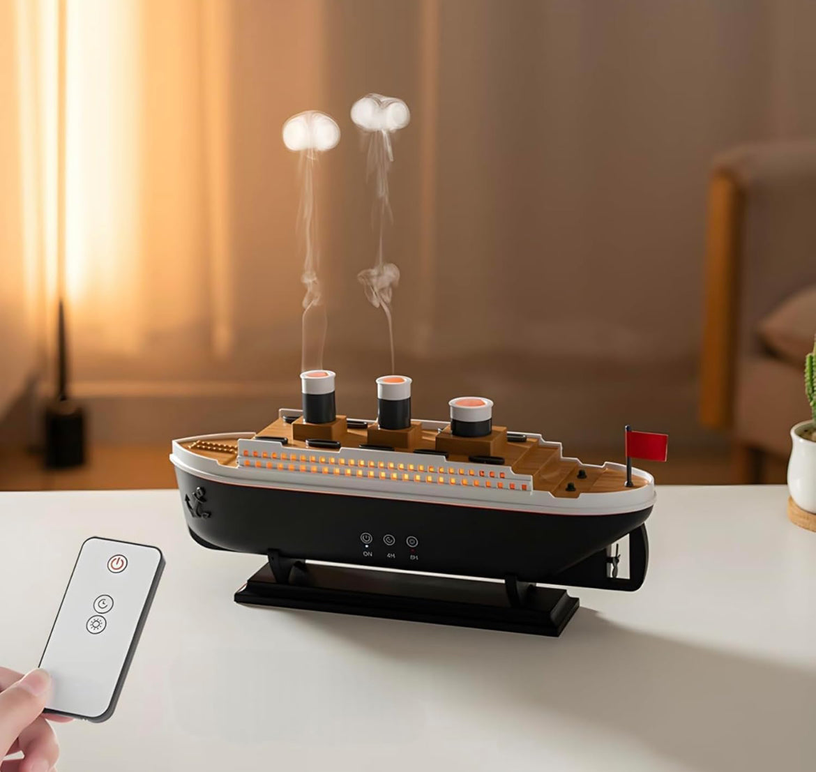 AromaTitan™ Luxury Titanic – Oil Humidifier