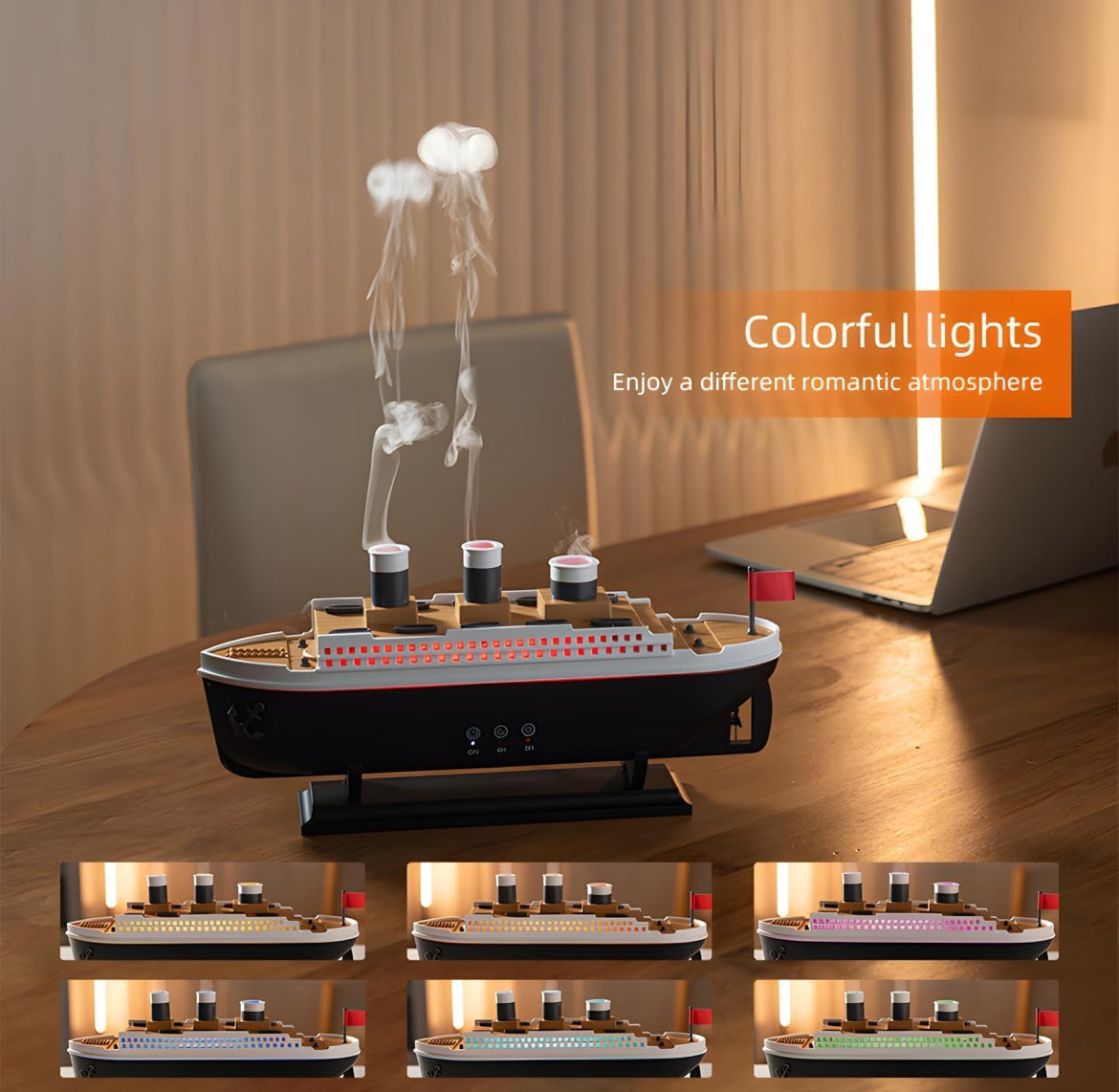 AromaTitan™ Luxury Titanic – Oil Humidifier