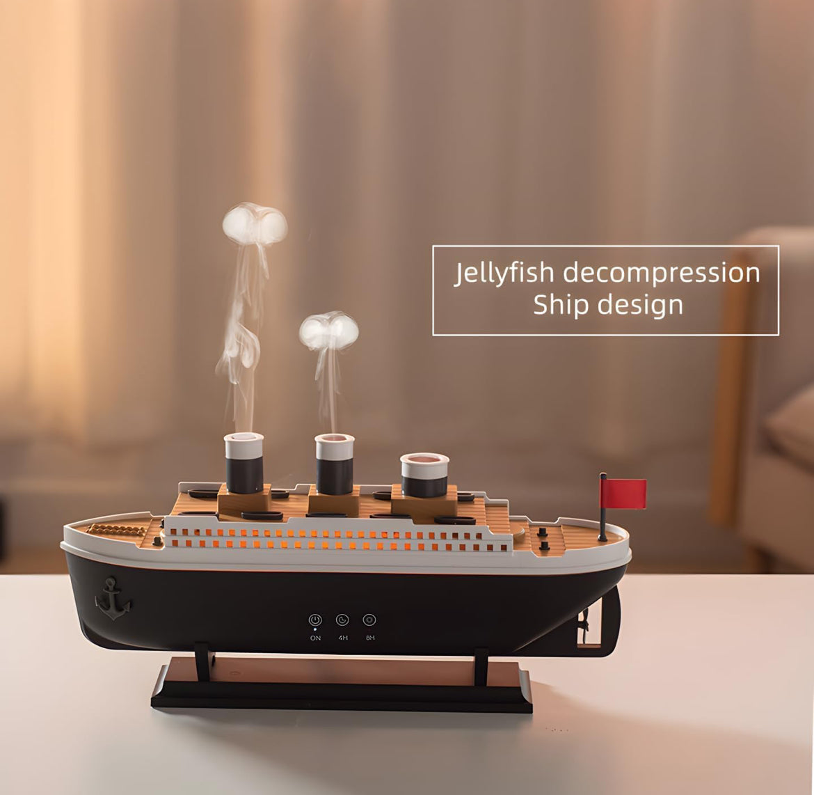 AromaTitan™ Luxury Titanic – Oil Humidifier