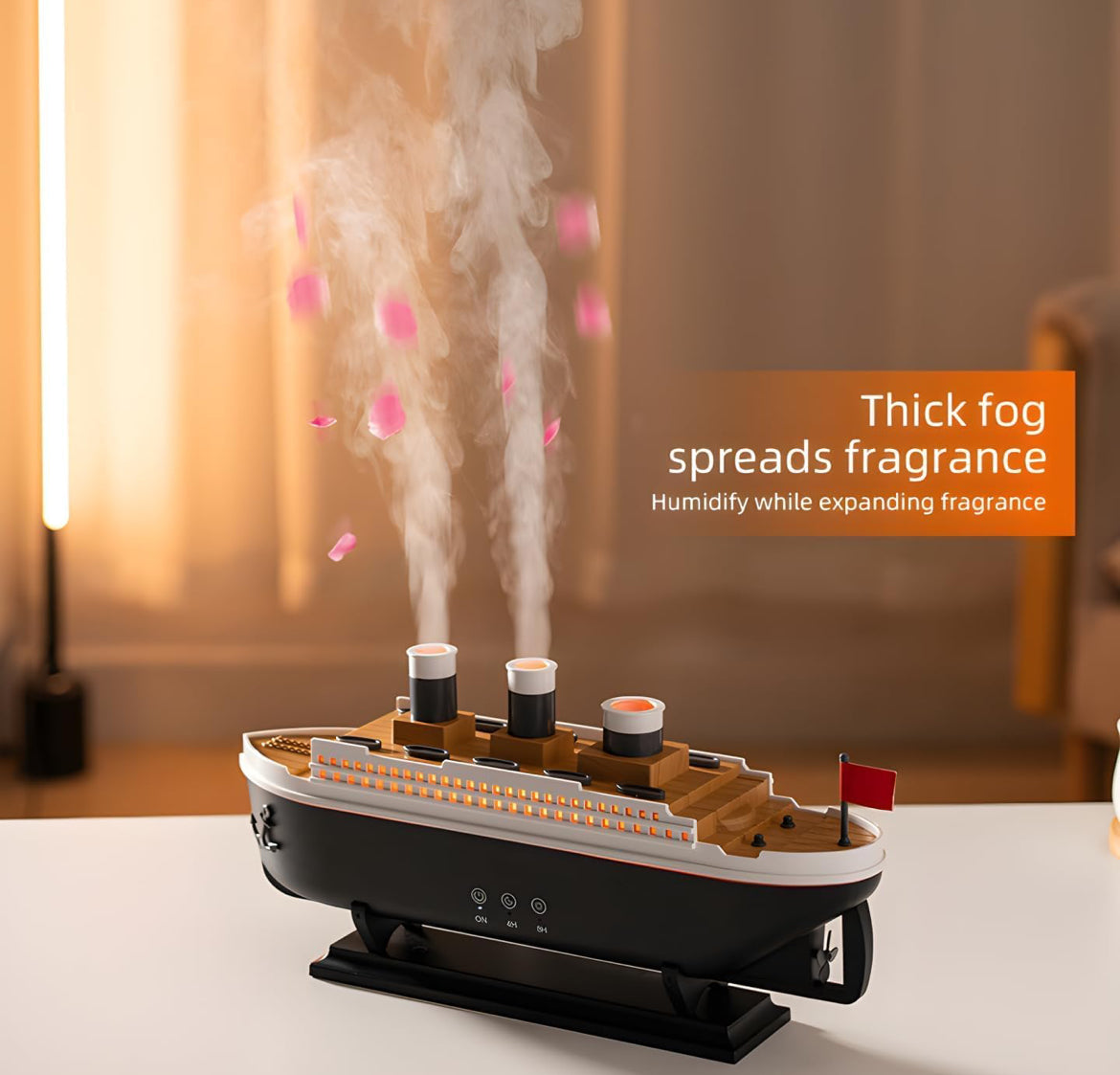 AromaTitan™ Luxury Titanic – Oil Humidifier
