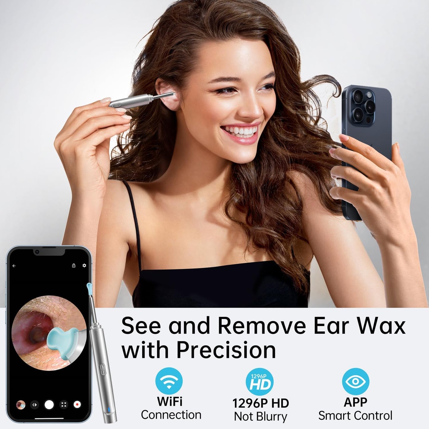 ClearView™ Earwax Cleaner with 1080P HD Camera