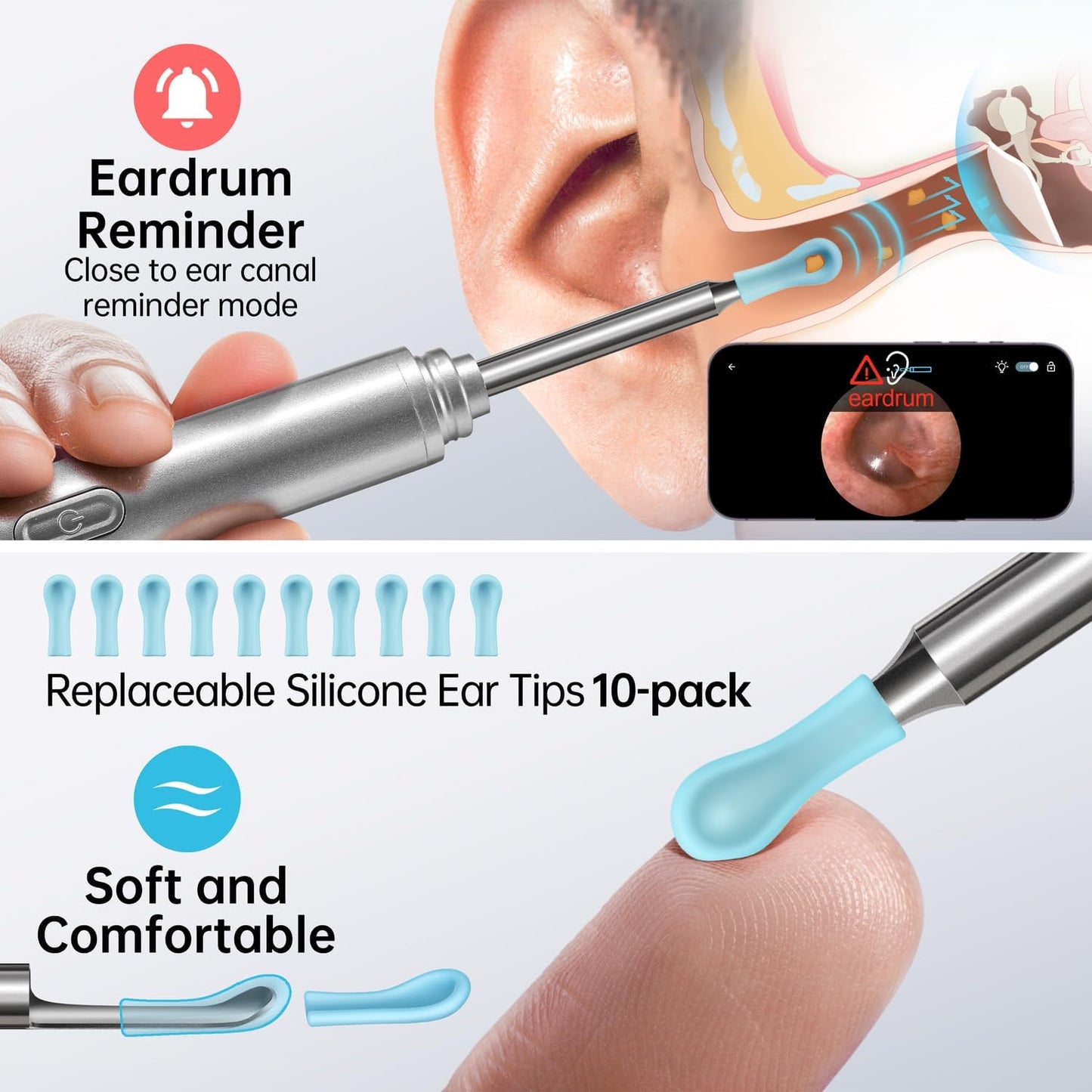 ClearView™ Earwax Cleaner with 1080P HD Camera
