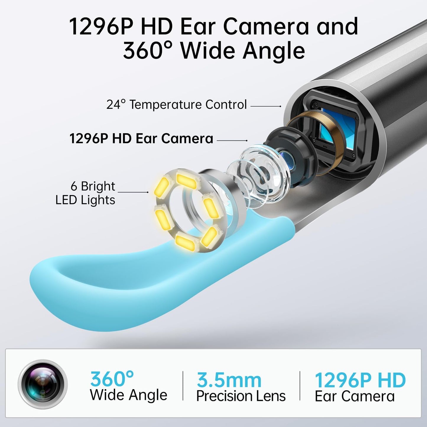 ClearView™ Earwax Cleaner with 1080P HD Camera