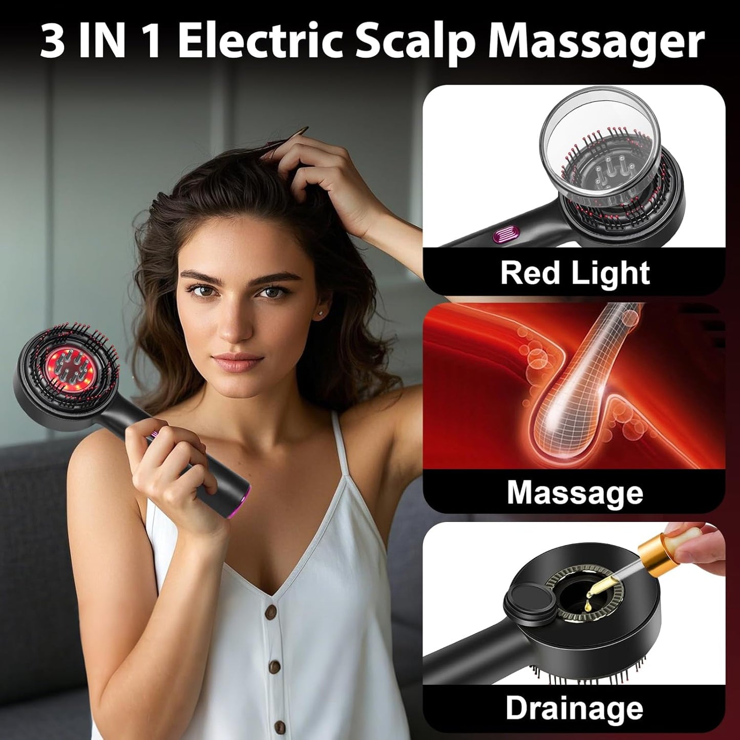 VitaScalp™ Electric Scalp Massager & Oil Applicator