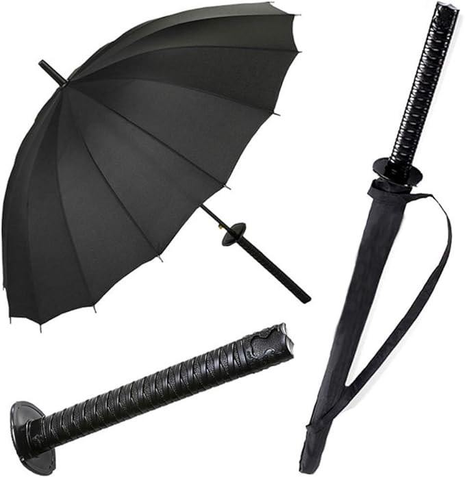 SamuraiGuard™ Creative Semi-Automatic Katana Umbrella