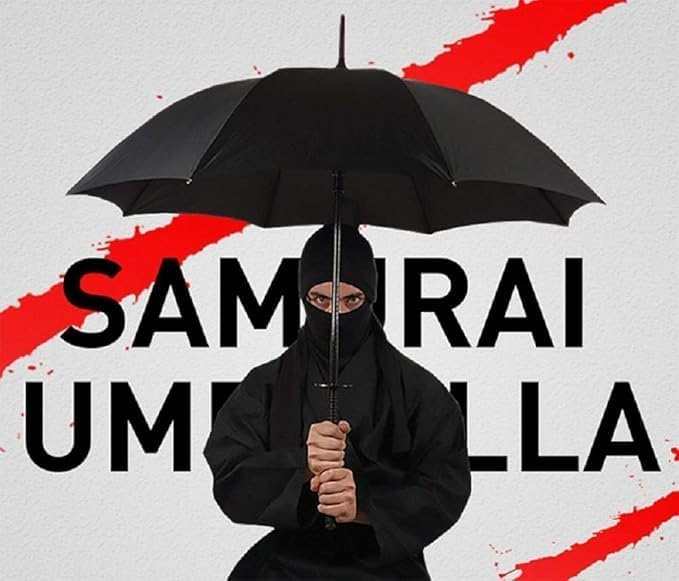 SamuraiGuard™ Creative Semi-Automatic Katana Umbrella