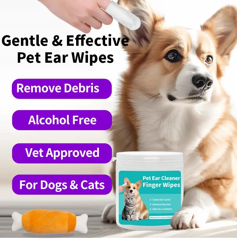 PuraPaw™ Ear Cleaning Wipes for Pets