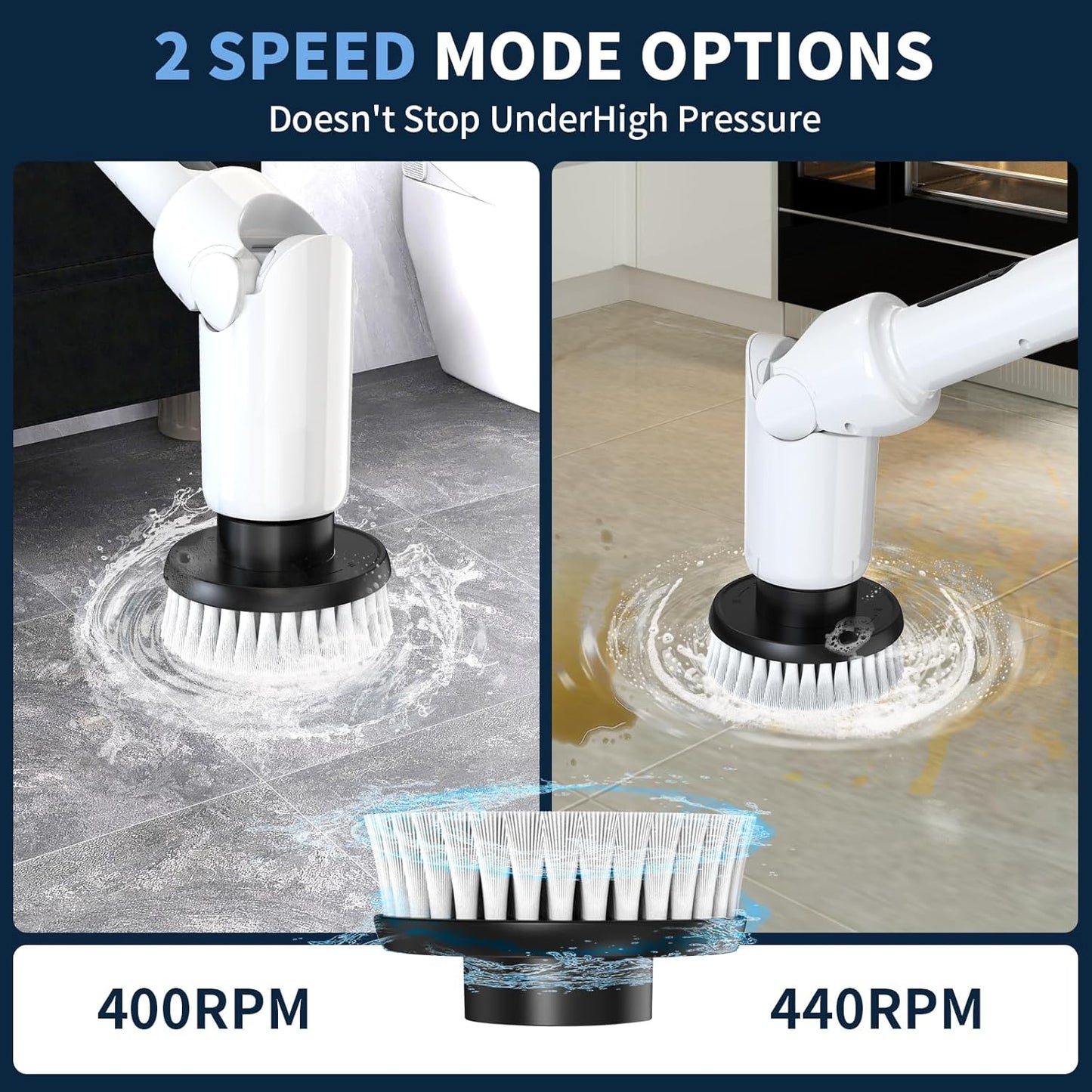 PowerSpin™ 9-in-1 Cordless Electric Spin Scrubber