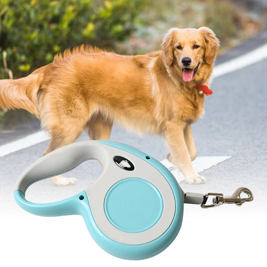 FlexiWalk™ Retractable Dog Leash with Anti-Slip Handle –16.5 ft (5 m)