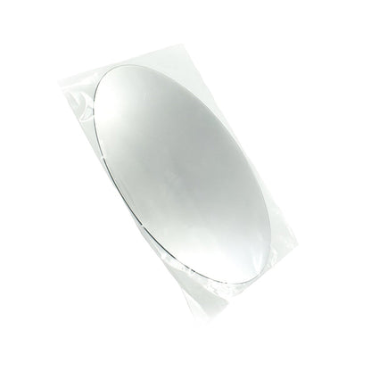 Elegant Oval 3D Mirror Stickers (2 Pc Set)