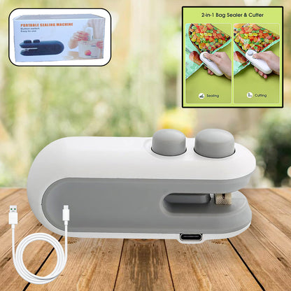 Mini 2-in-1 Bag Sealer & Cutter