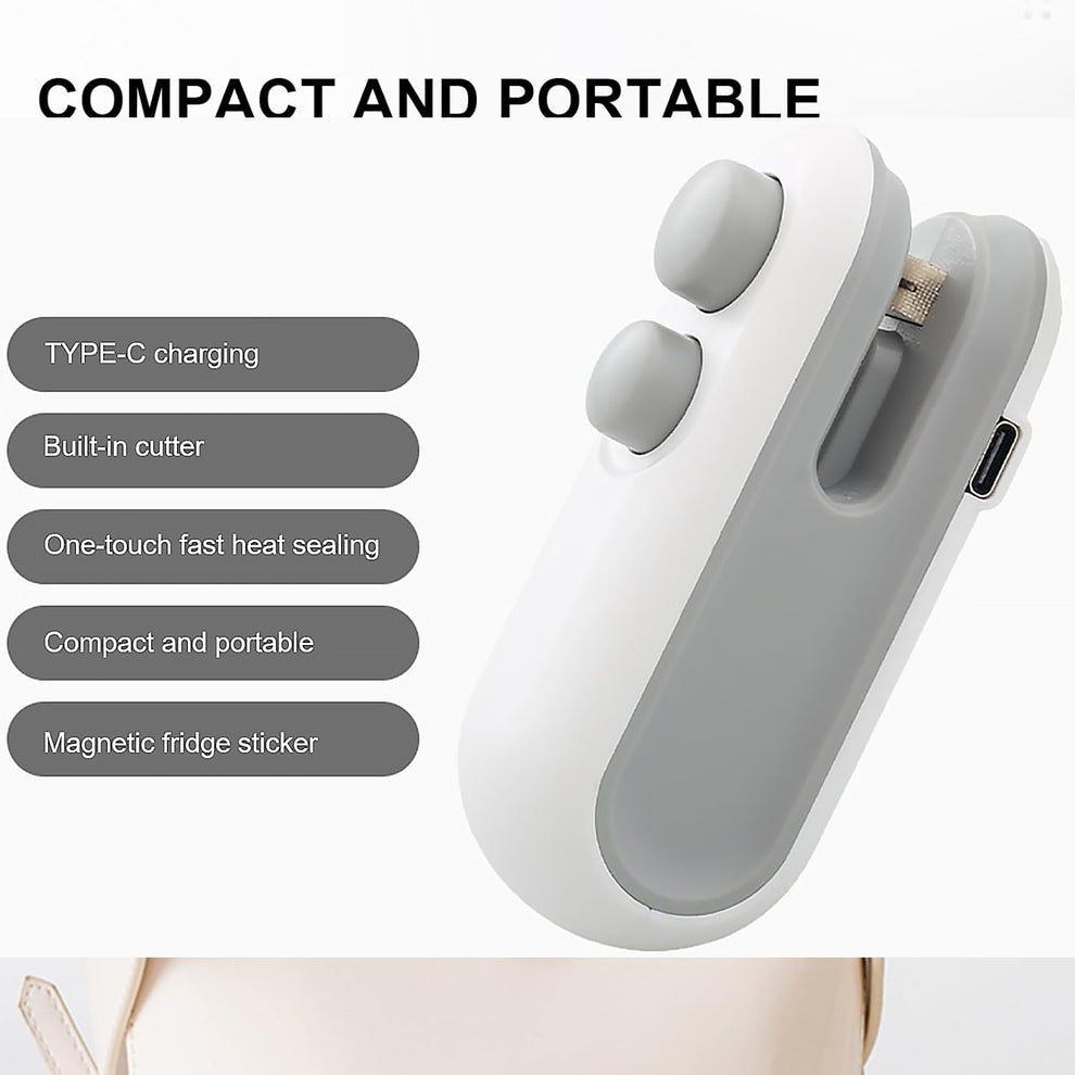Mini 2-in-1 Bag Sealer & Cutter