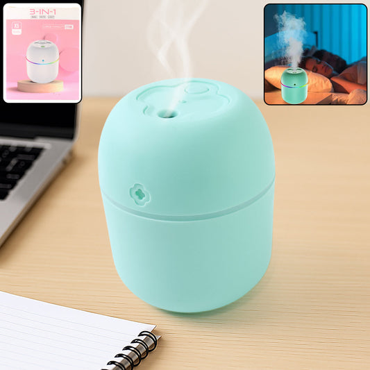 Portable USB Mini Humidifier with Night Light