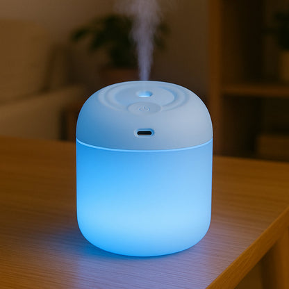 Portable USB Mini Humidifier with Night Light