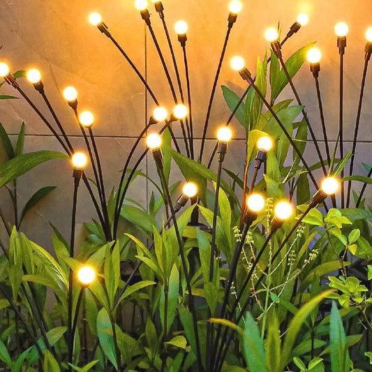 Solar Firefly Garden Lights – 2 Pc Set for Magical Outdoor Décor