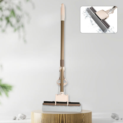 MiracleClean Super Absorbent Self-Cleaning Sponge Mop