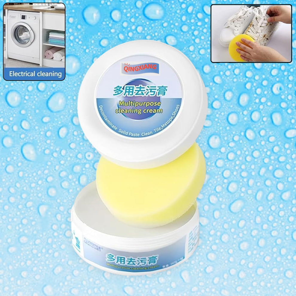 ShineX™ Instant Shoe Cleaning Cream (260g) – Stain Remover & White Restorer
