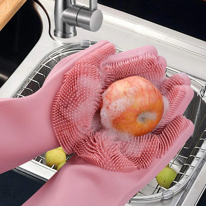 CleanGrip™  Gloves with Silicone Scrubber