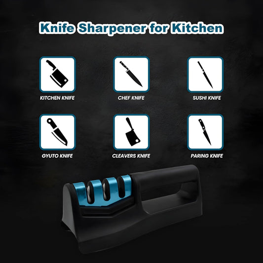 PrecisionPro Handheld Kitchen Knife Sharpener